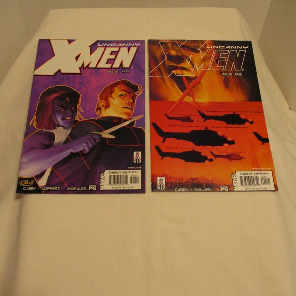 Marvel Uncanny X-Men Medium Black White Graphic Comic Book Bundle - Picture 1 of 7